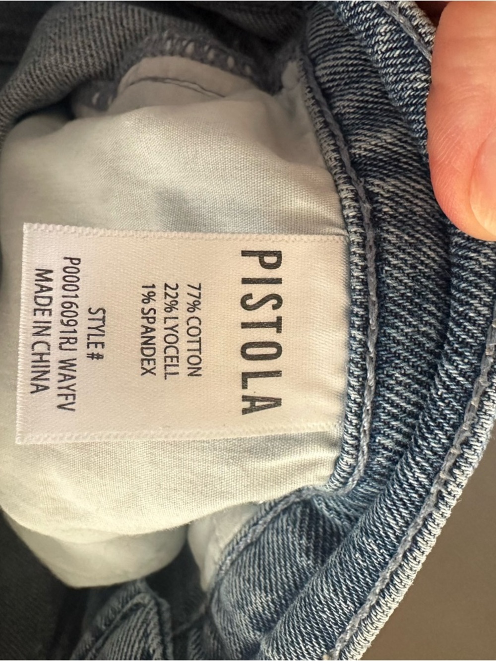 Pistola Ally high rise boot cut Light Wash Blue Jeans - Picture 3 of 6